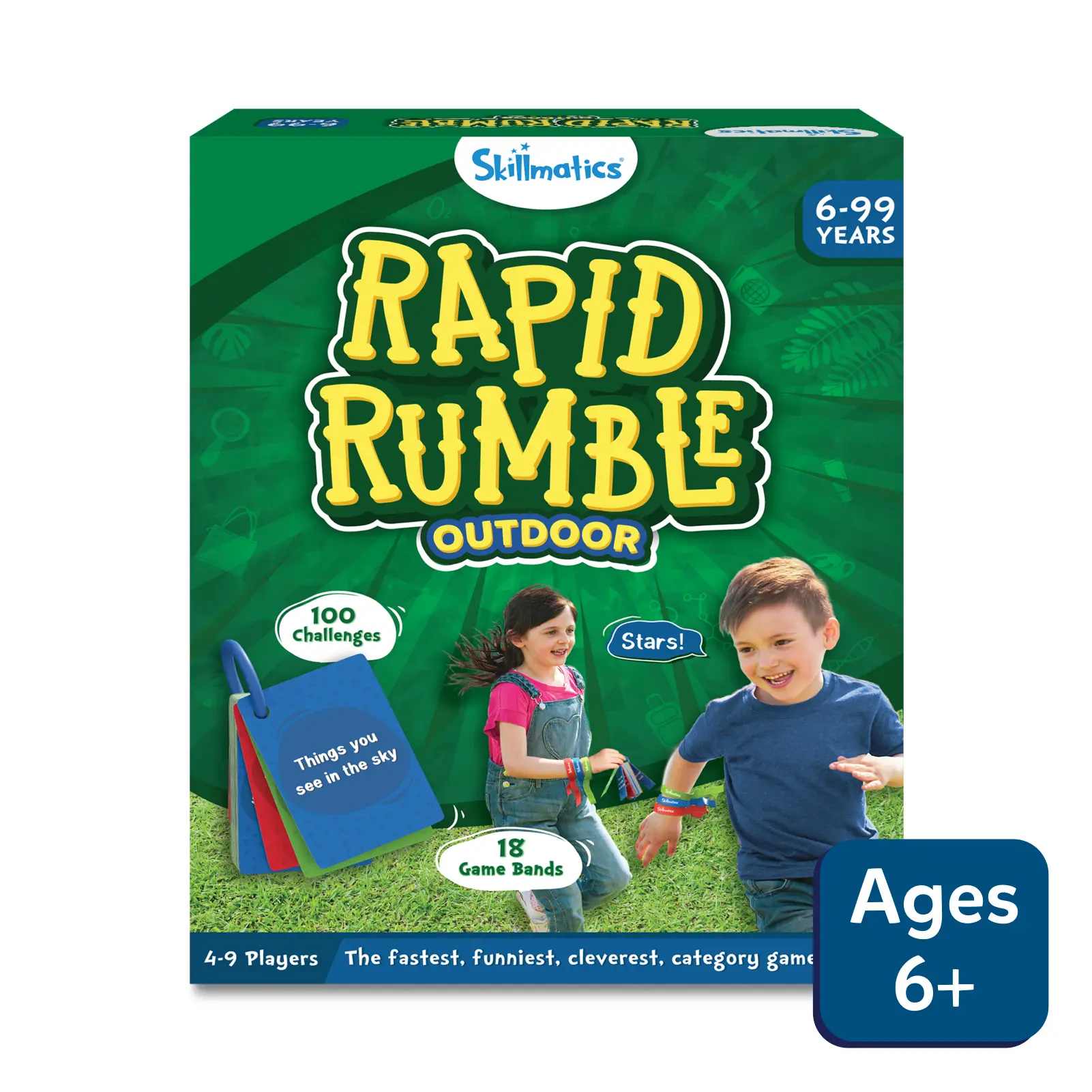 Rapid Rumble Outdoor  Educational & Clever Category Game of Tag (ages –  Skillmatics